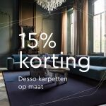 15% korting op maatwerk Desso karpetten